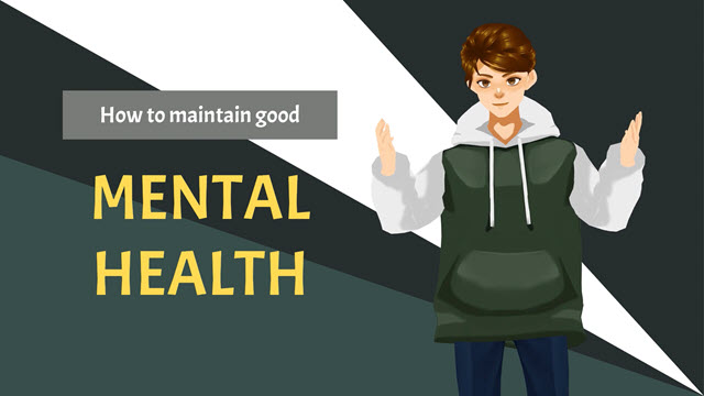 Thumbnail of the animation template named how to maintain good mental health